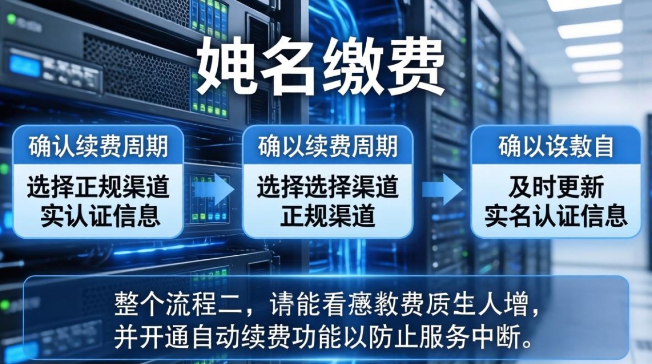 服务器域名怎么缴费