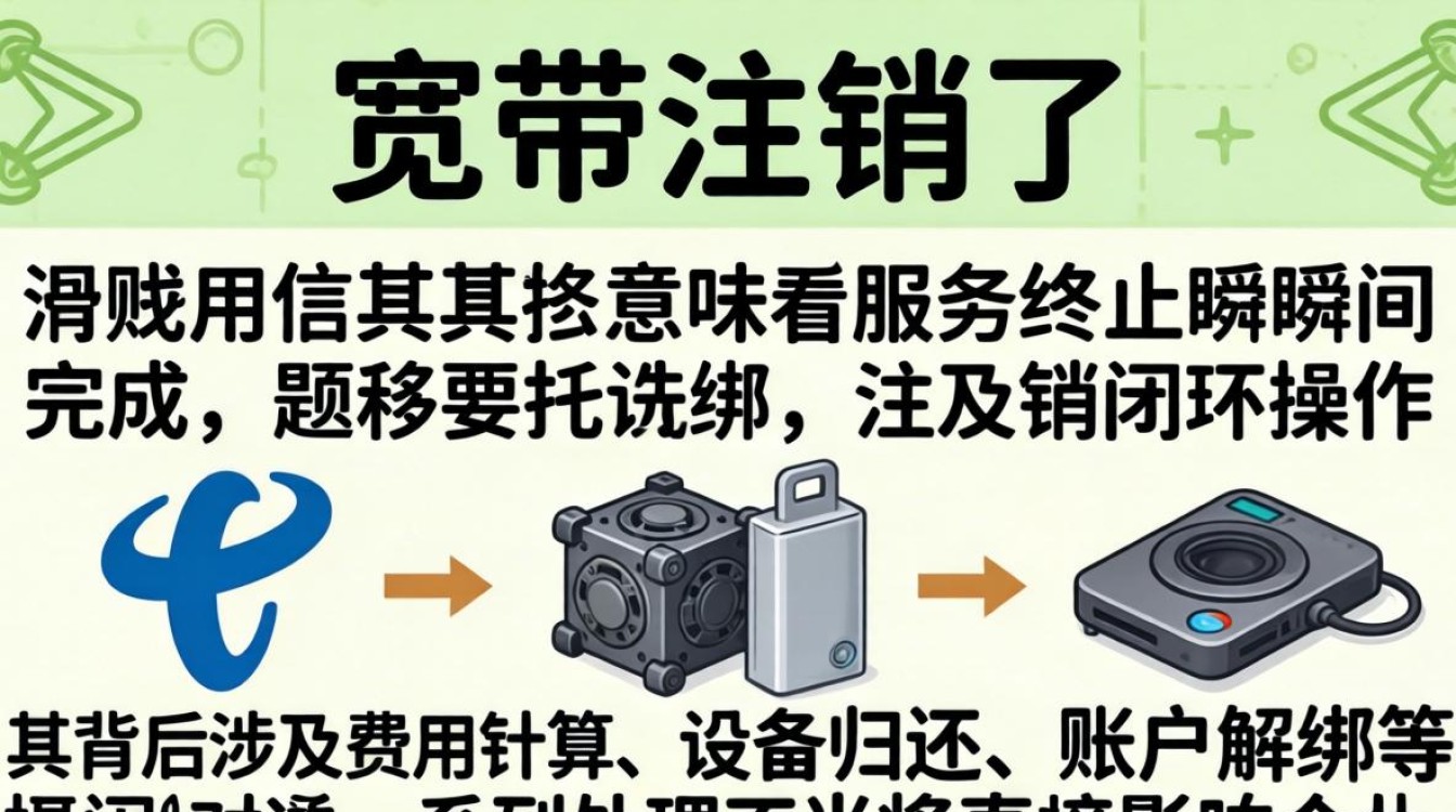 电信宽带注销了