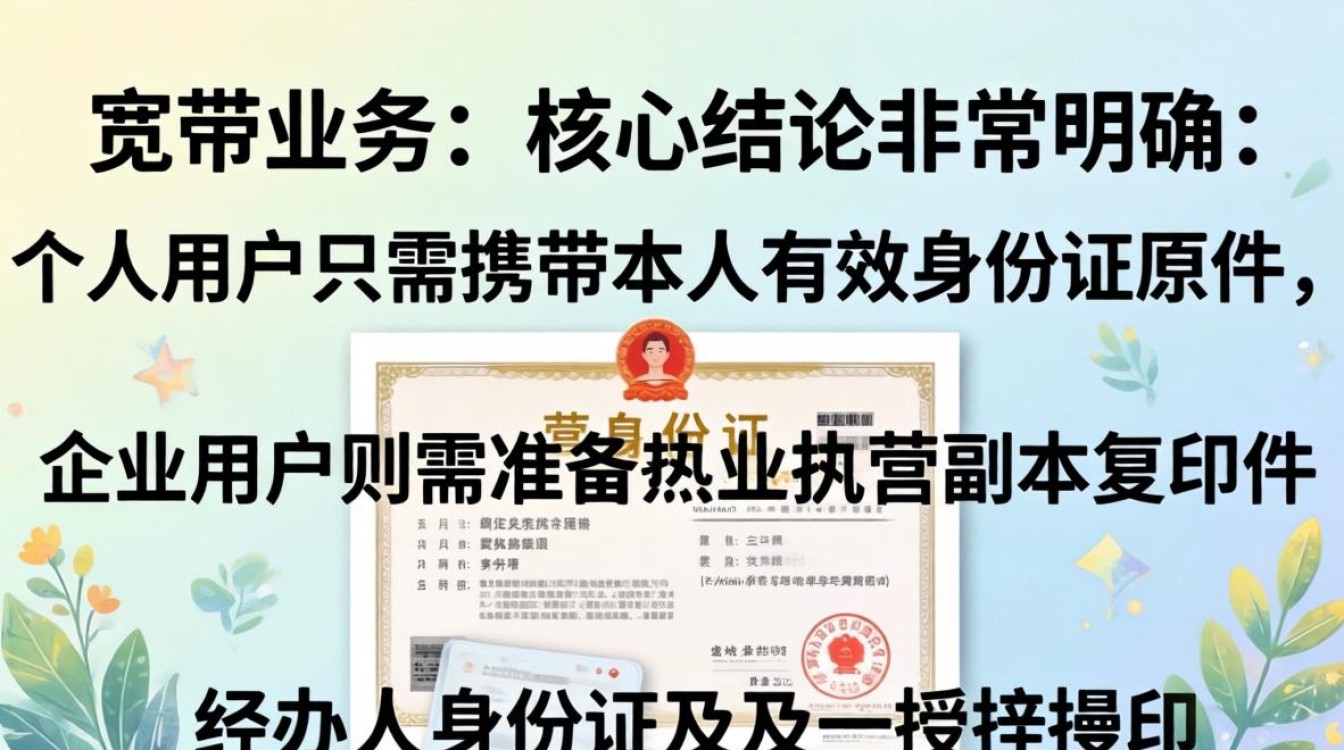 去办宽带要带什么