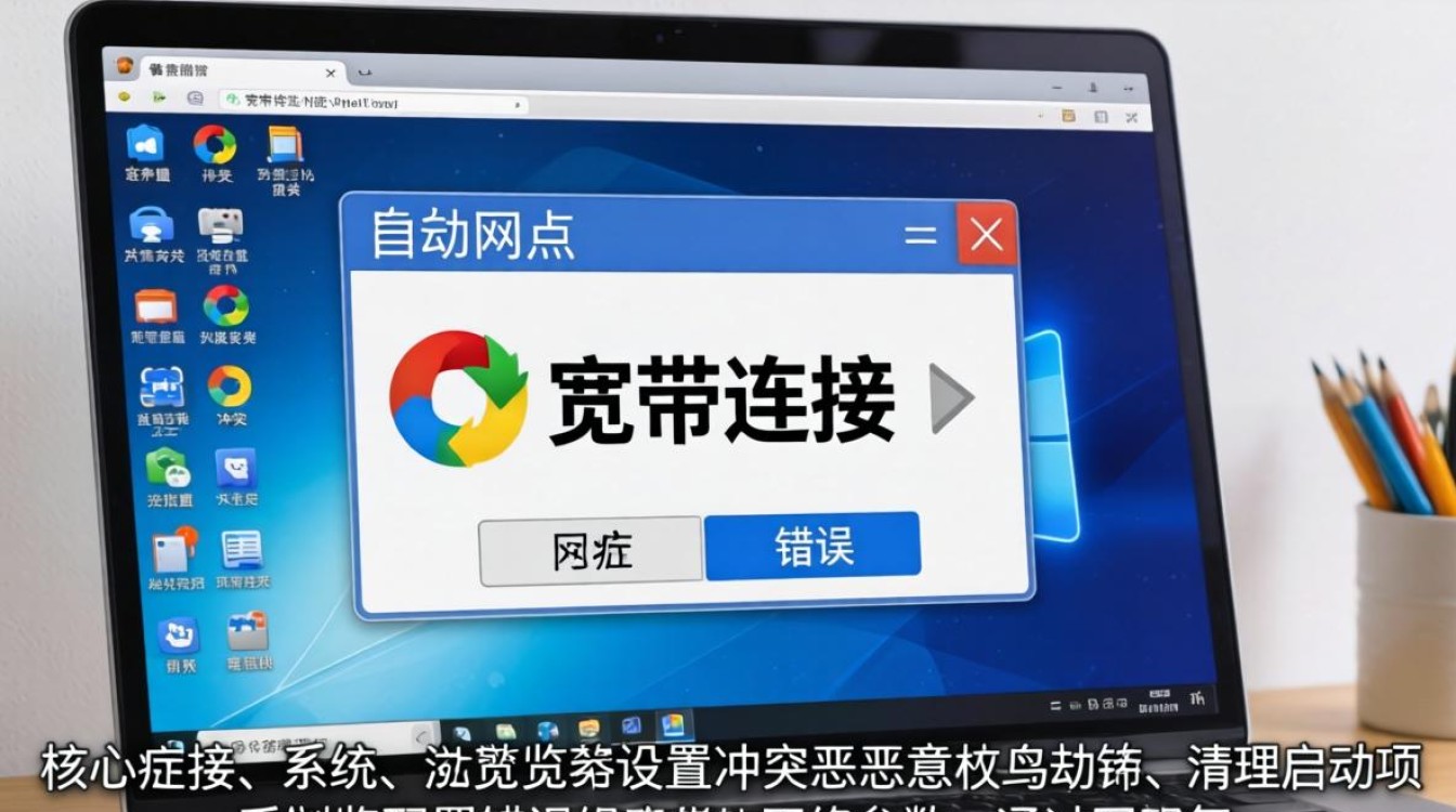 自动跳出宽带连接 自动跳出宽带连接