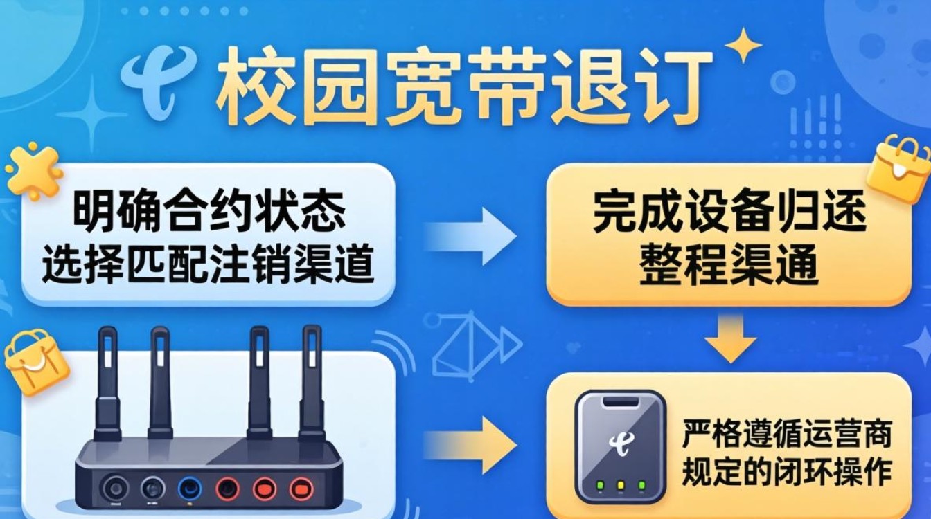 电信校园宽带退订