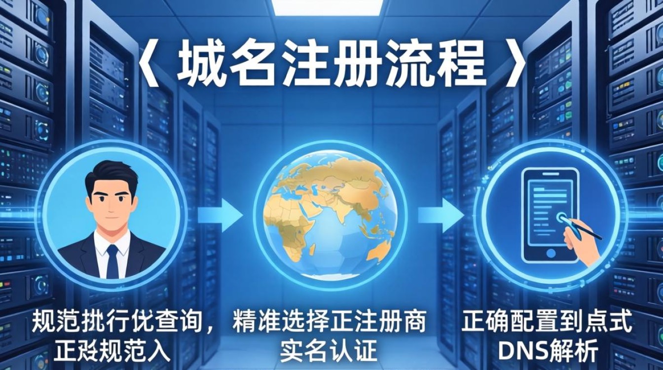 服务器域名怎么注册流程