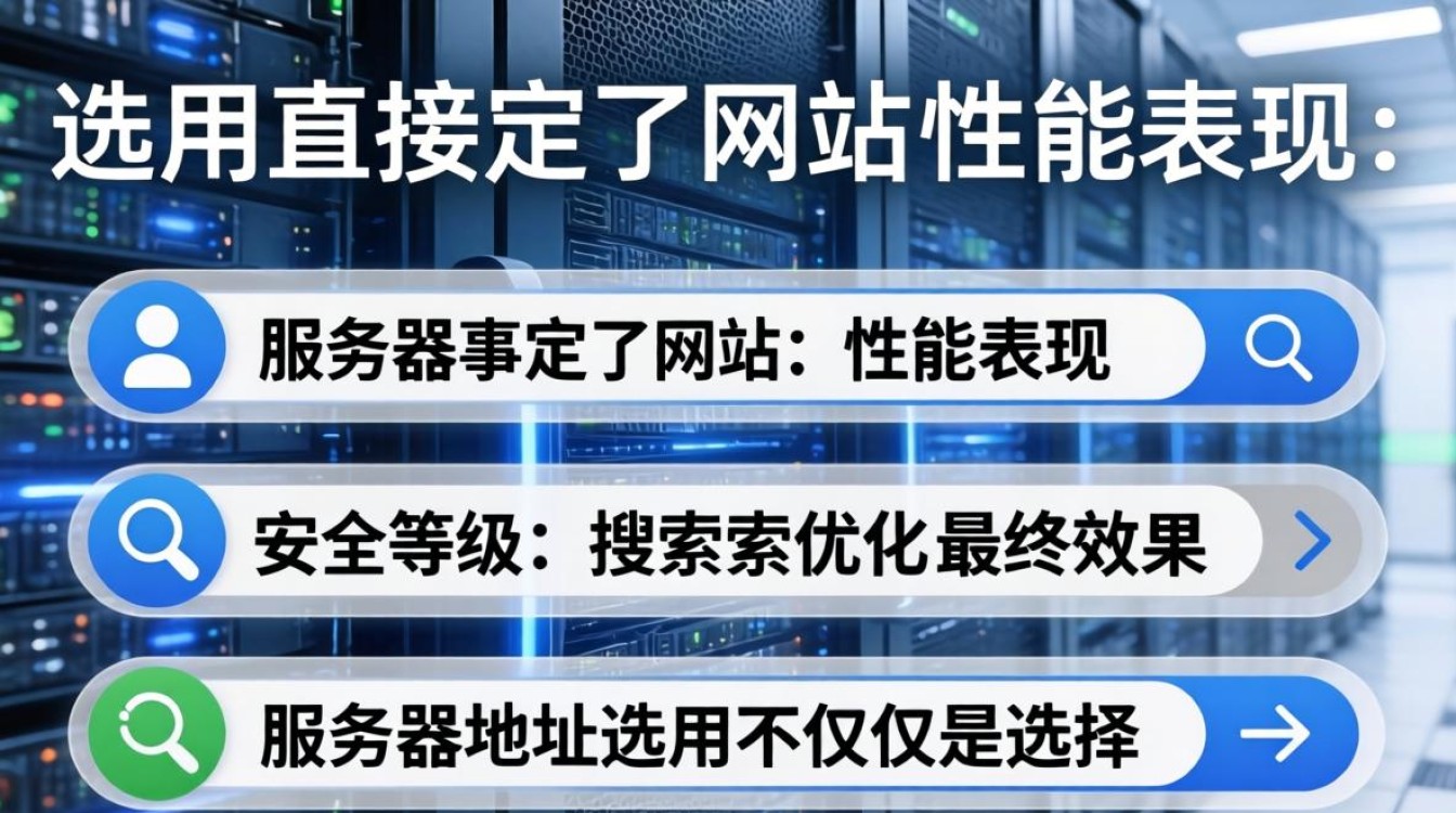 服务器地址选用