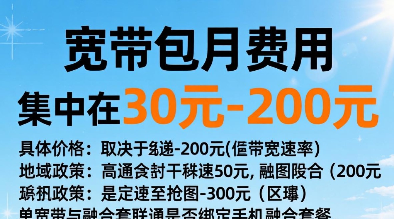 联通宽带包月多少 联通宽带包月多少