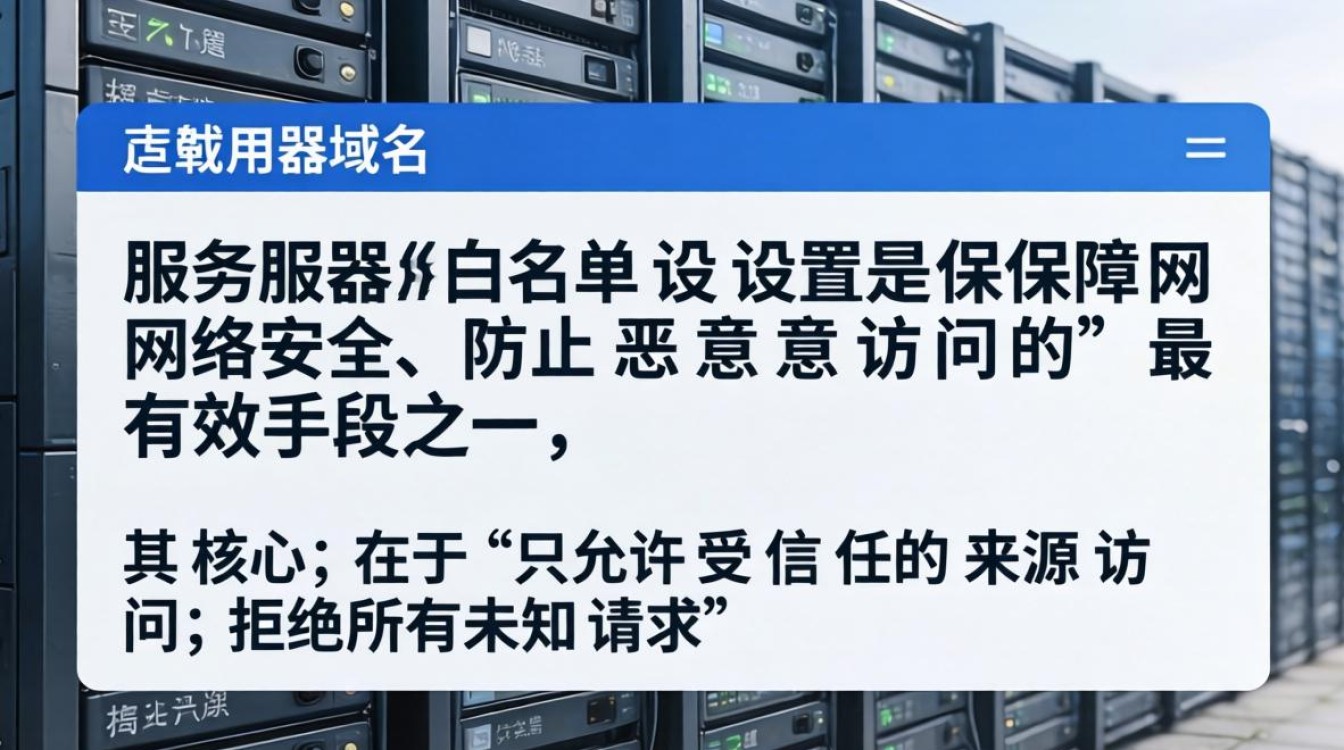 服务器域名怎么做白名单 服务器域名怎么做白名单