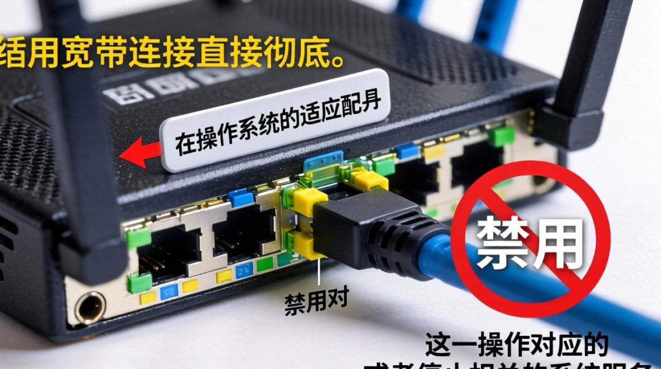 怎么禁用宽带连接