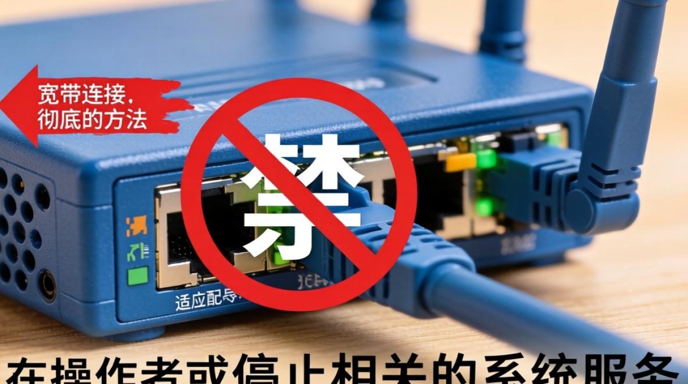 怎么禁用宽带连接