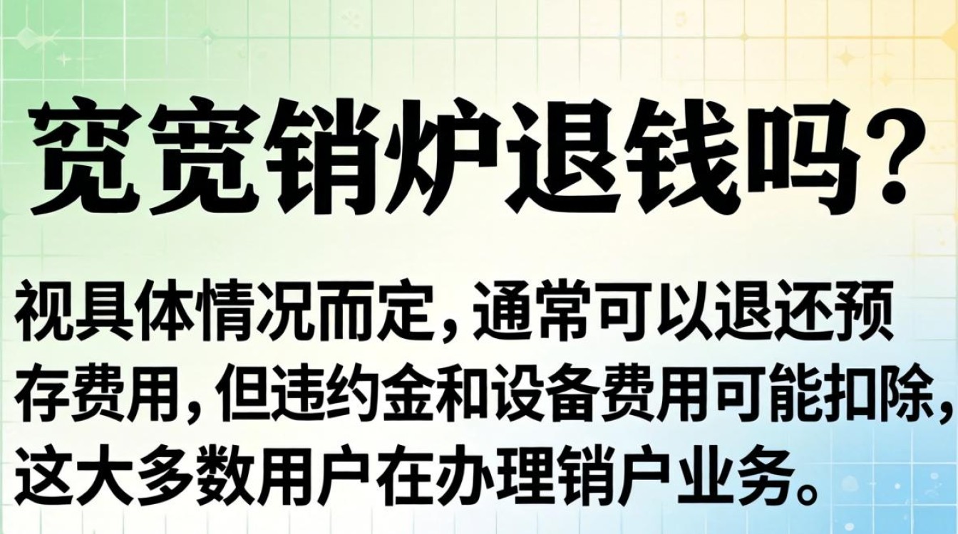 宽带销户退钱吗 宽带销户退钱吗