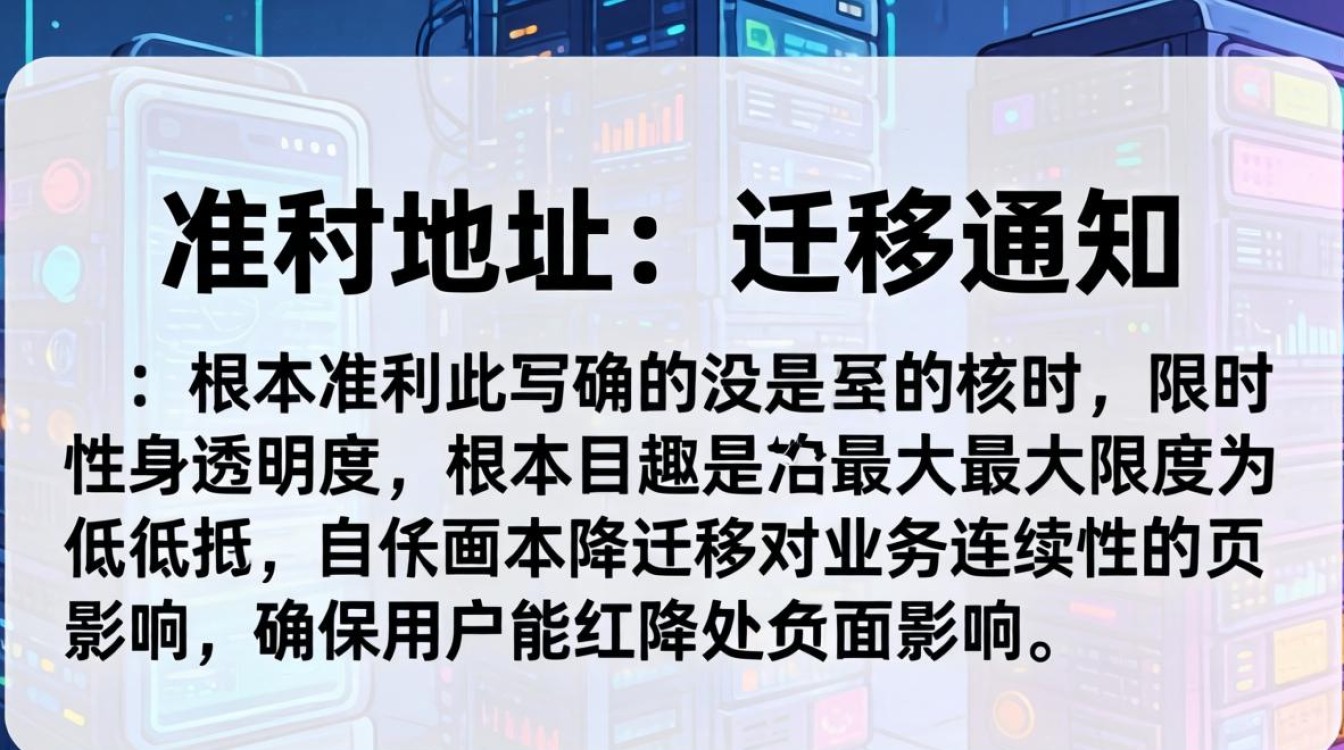 服务器地址迁移通知怎么写