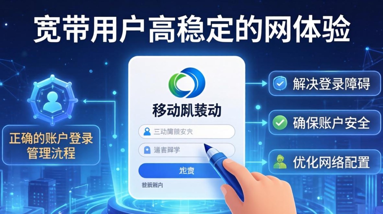 宽带账户登录移动