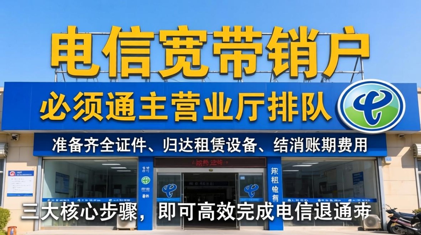 电信退宽带流程