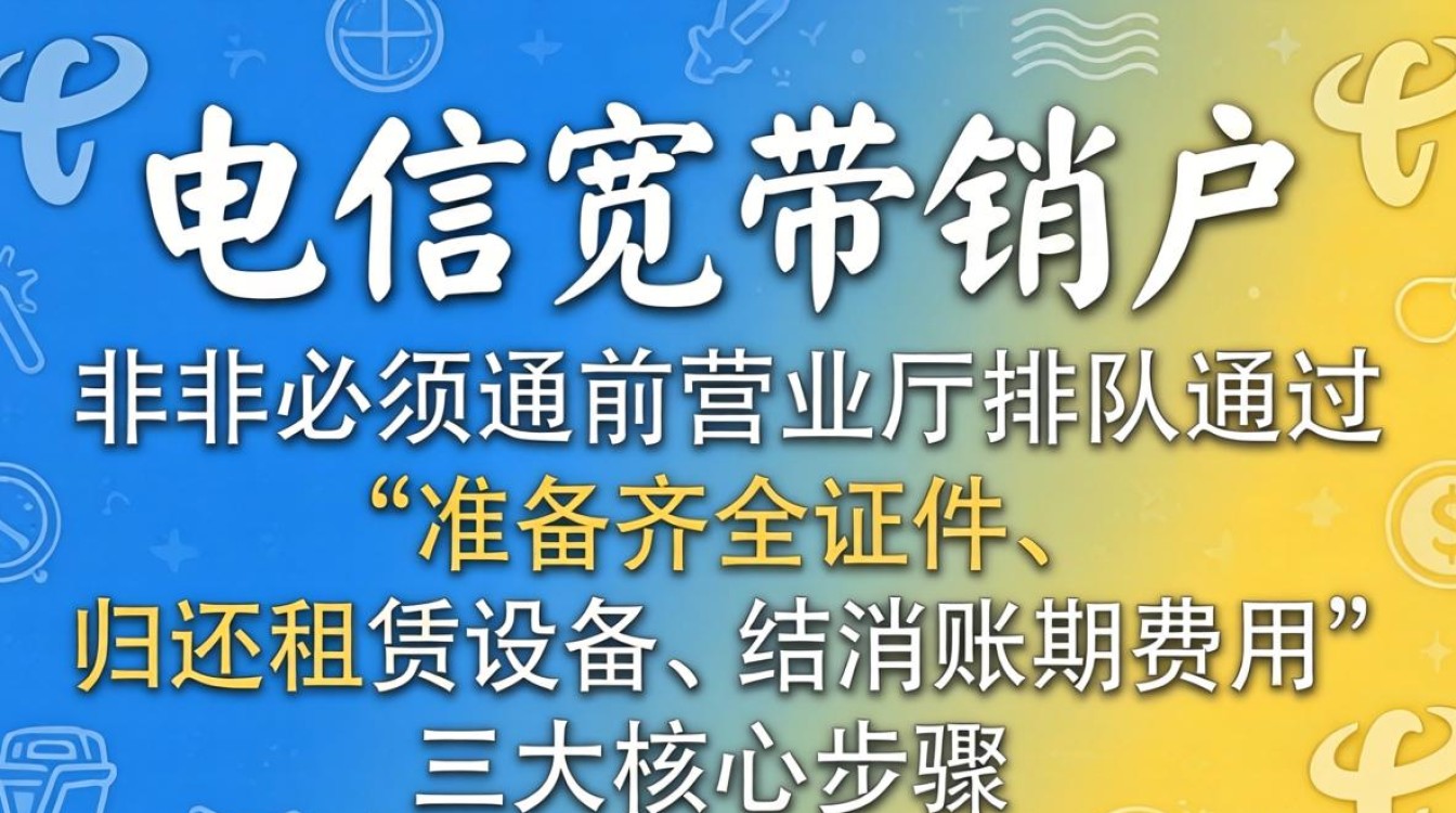 电信退宽带流程