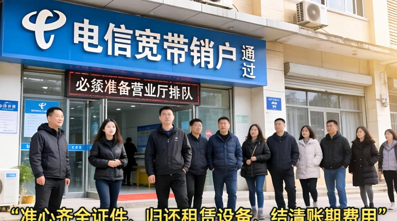 电信退宽带流程