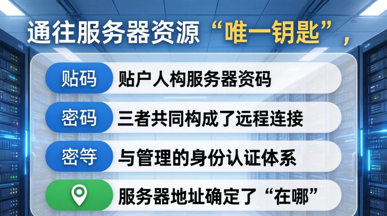 服务器地址账户密码是什么意思