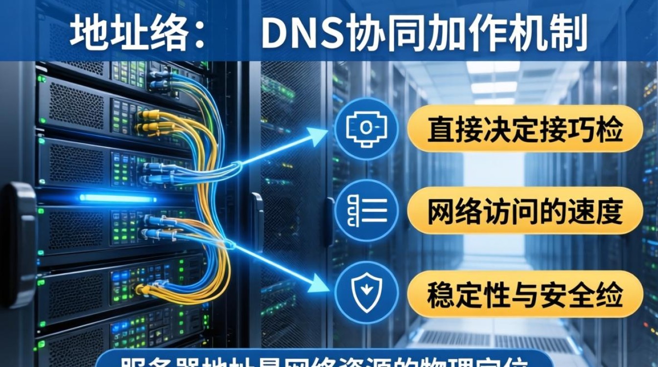 服务器地址跟dns