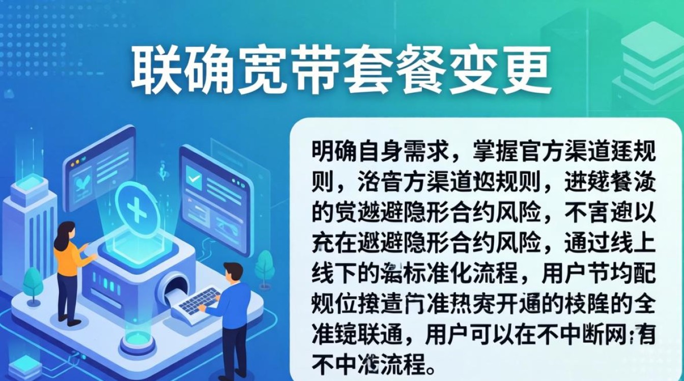 联通宽带套餐变更