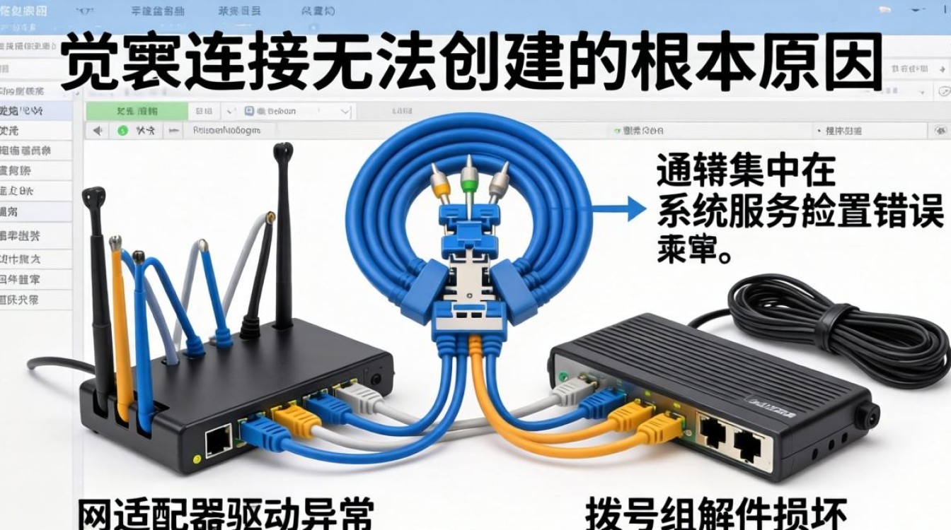 宽带连接不能创建
