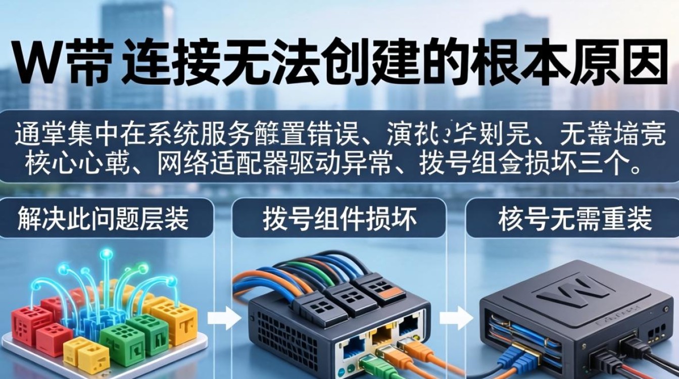 宽带连接不能创建