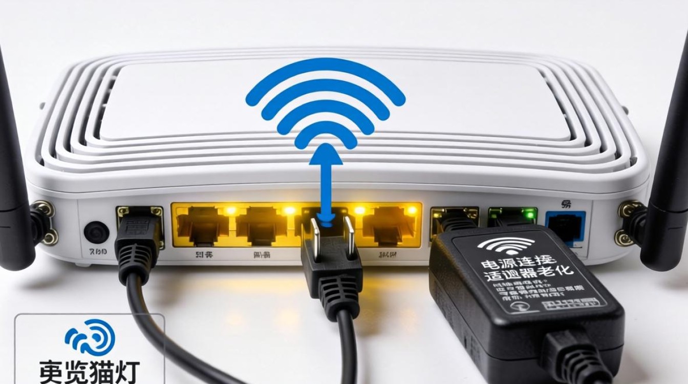 移动宽带猫灯不亮