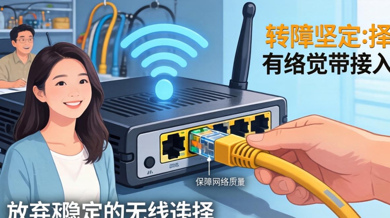 不用无线用宽带