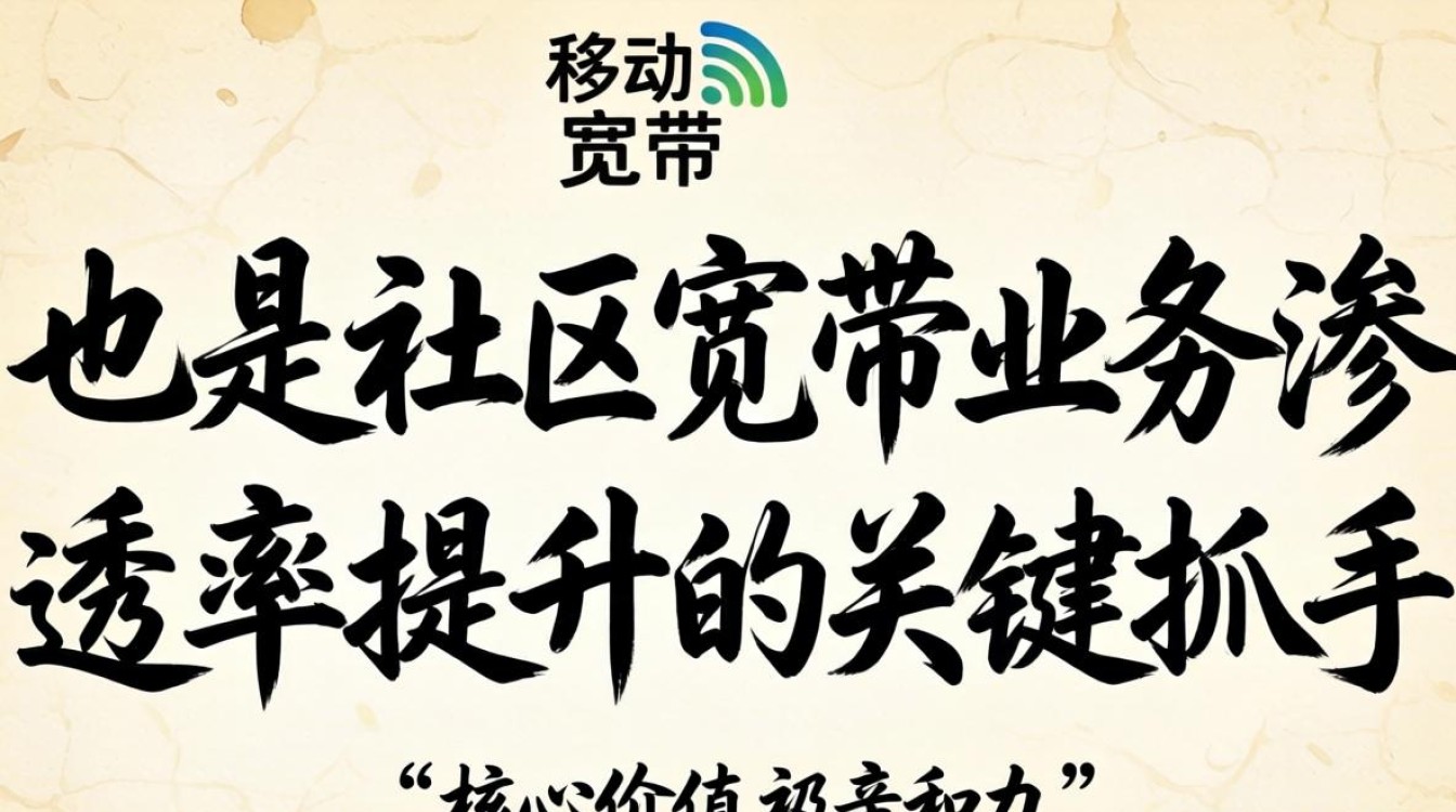 移动宽带海报手写 移动宽带海报手写