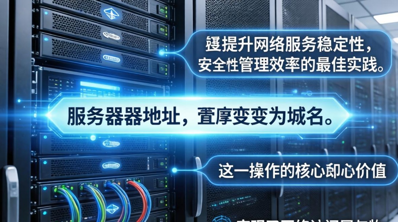 服务器地址改为域名