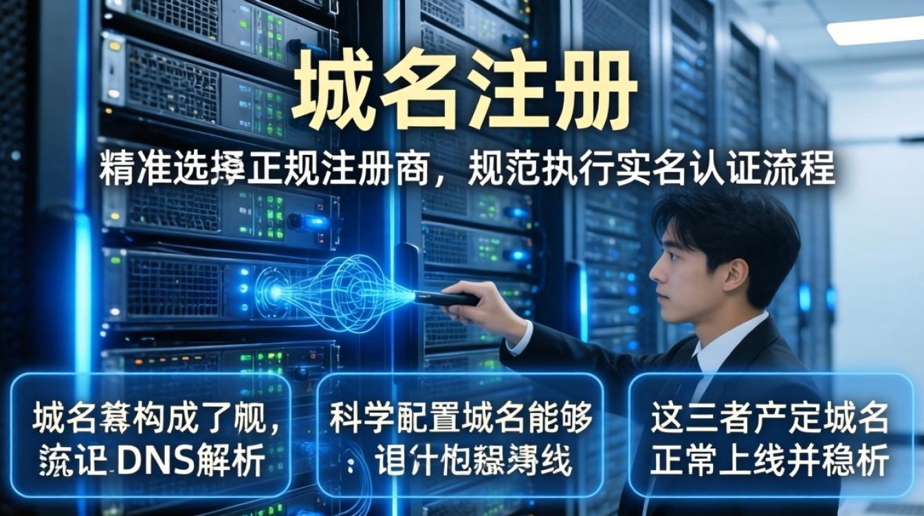 服务器域名如何注册