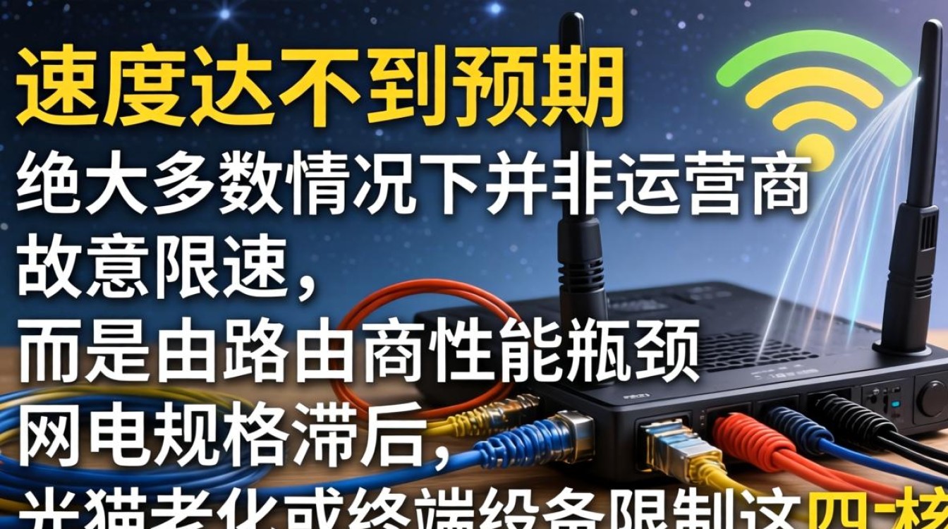 宽带速度达不到