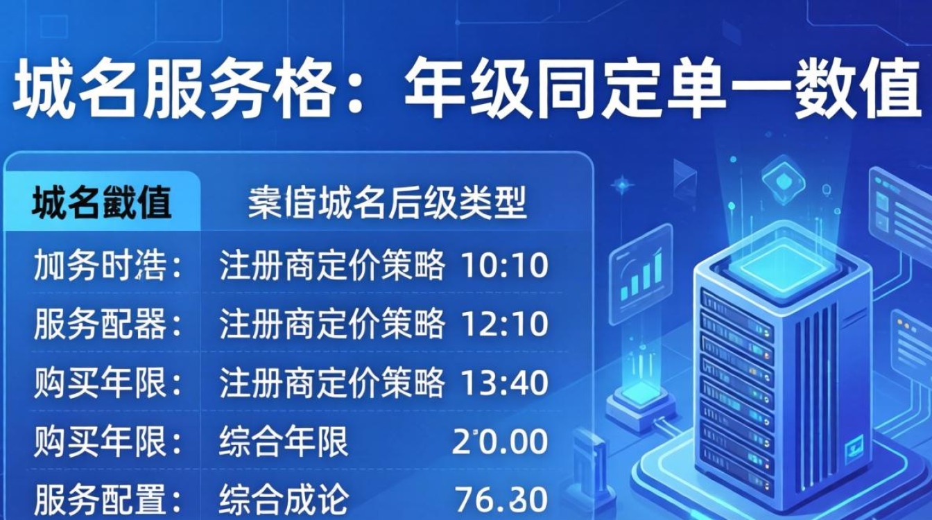 服务器域名多少钱