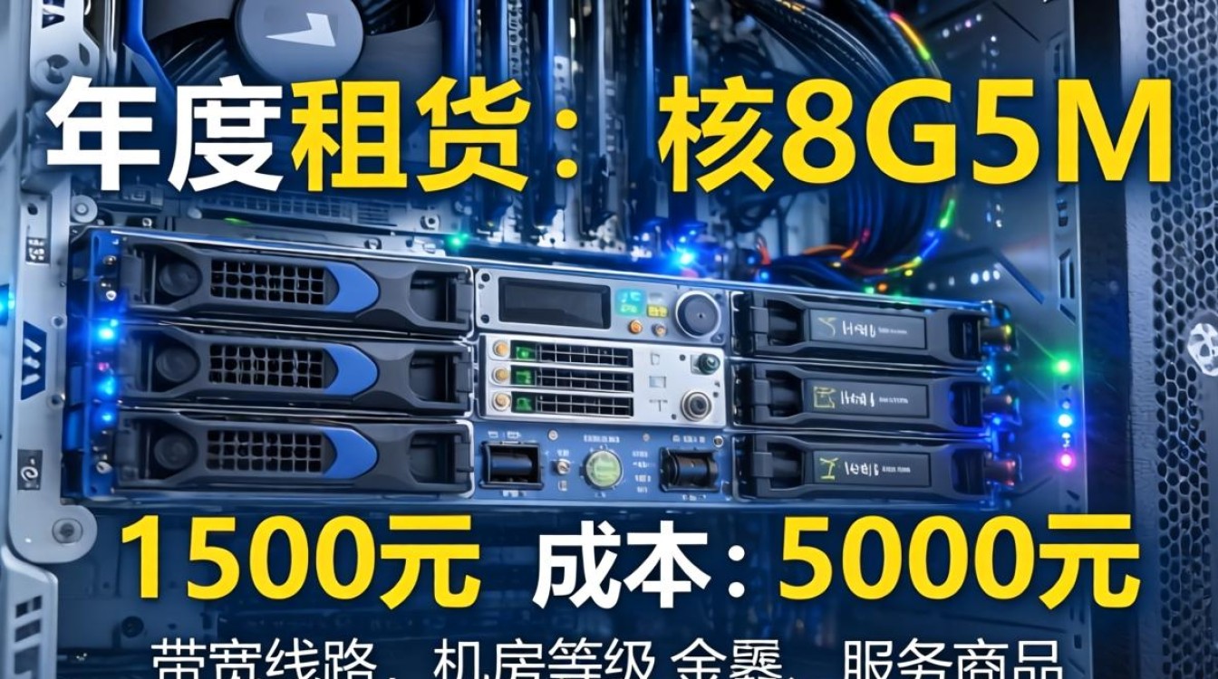服务器四核8g5m多少钱