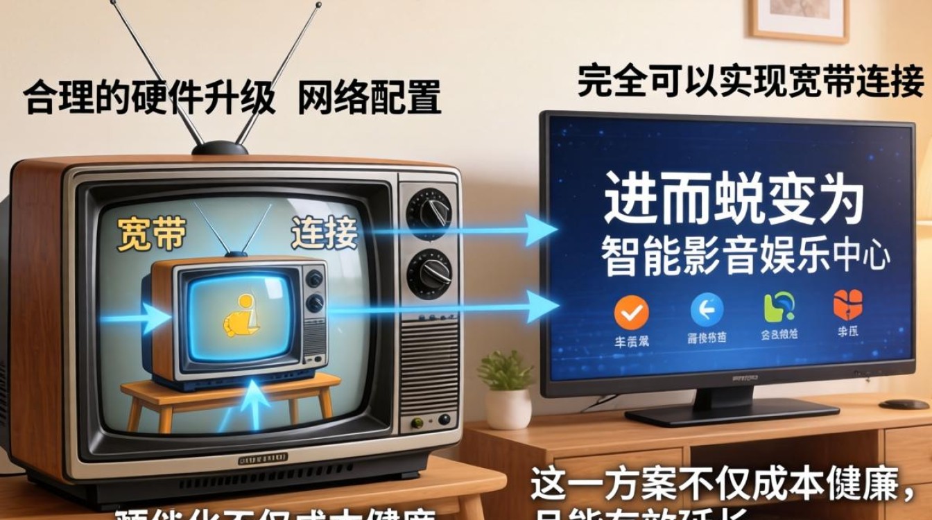 老电视 宽带连接