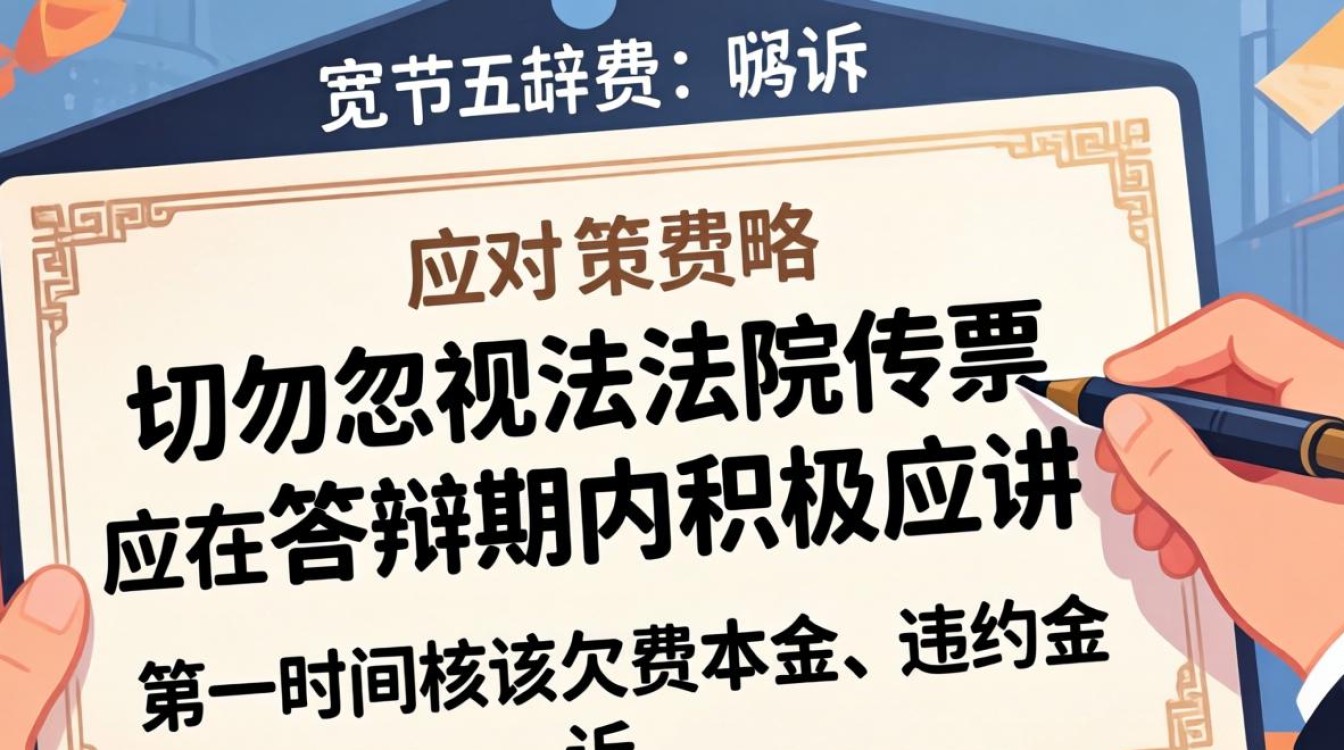 宽带欠费被起诉