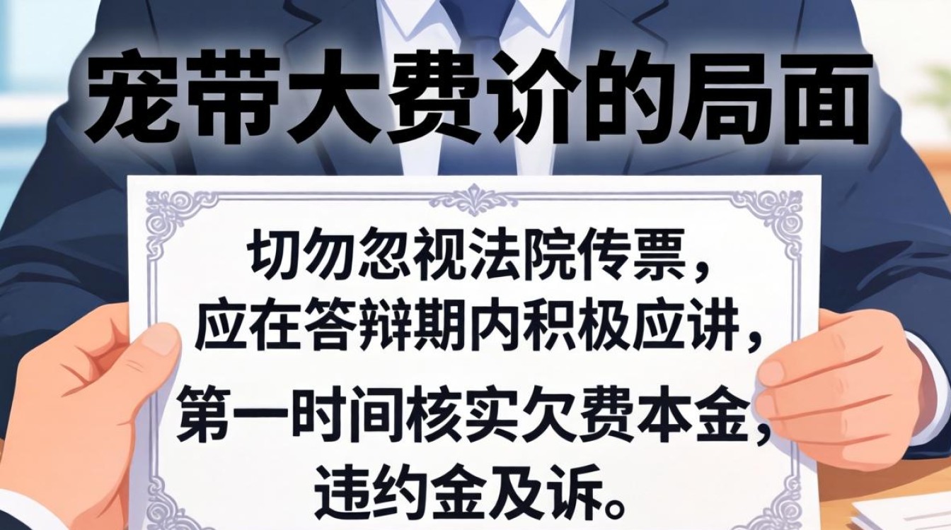 宽带欠费被起诉