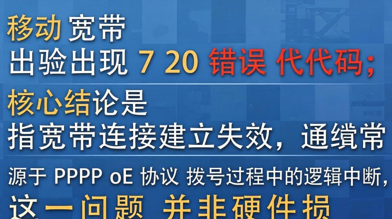 移动宽带720错误