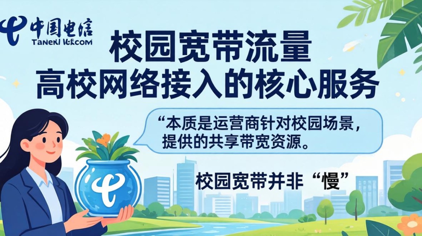 电信校园宽带流量