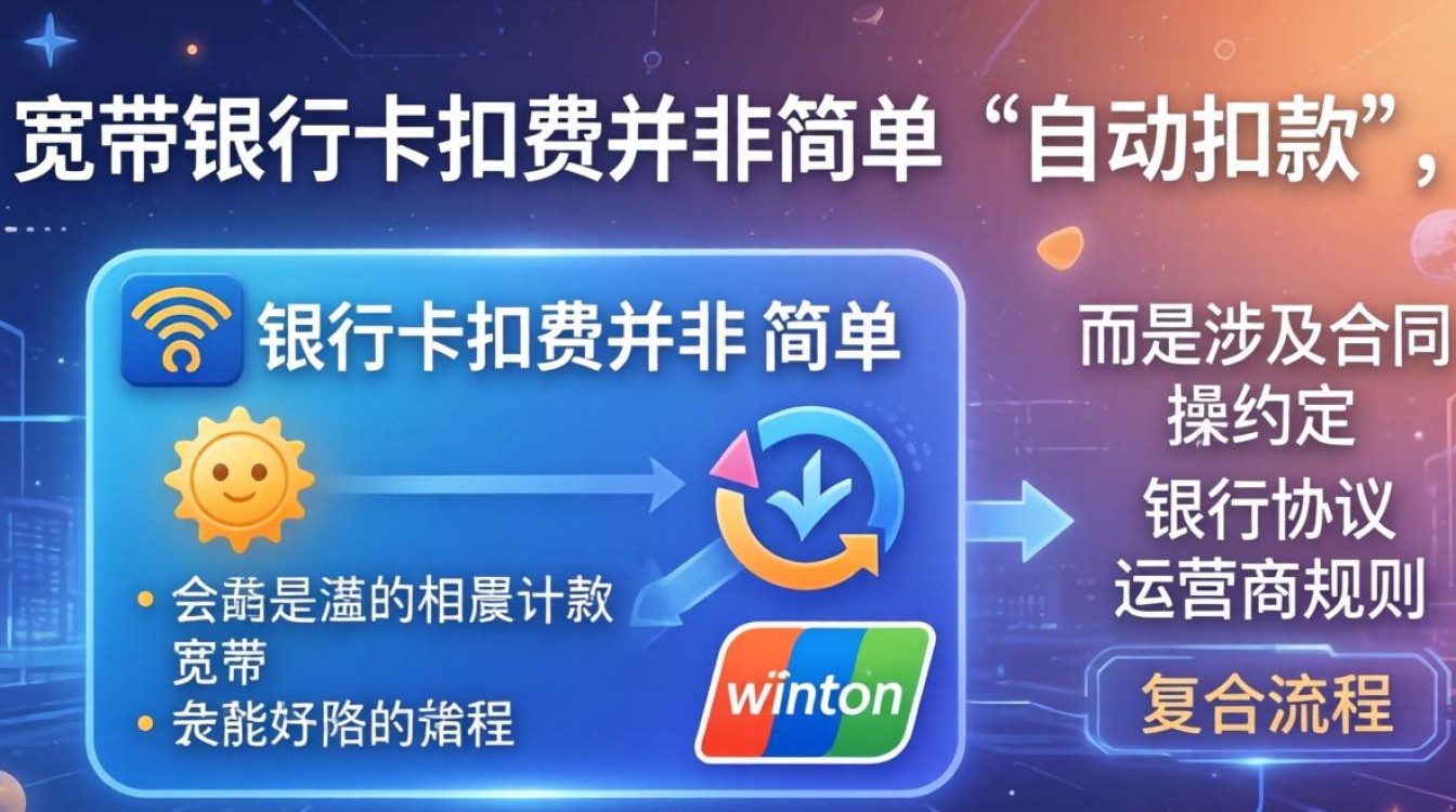 宽带银行卡扣费