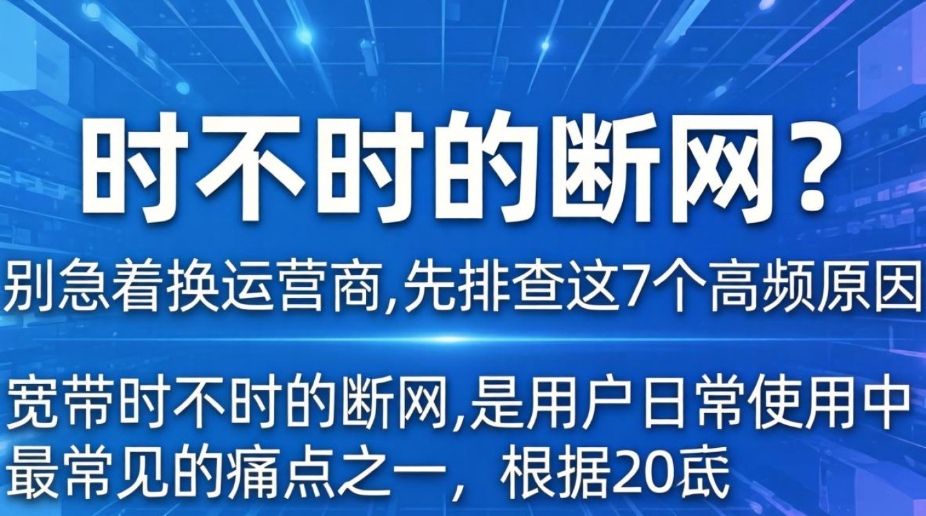 宽带时不时的断网