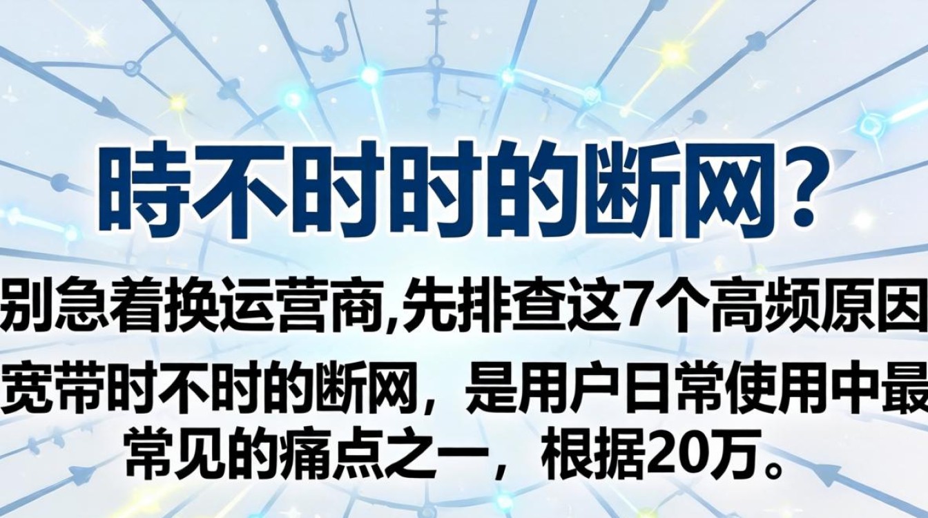 宽带时不时的断网