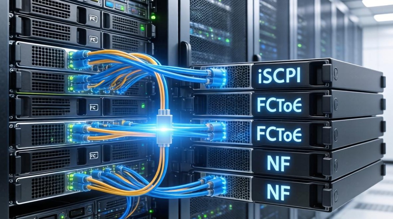 服务器和存储是怎么连接