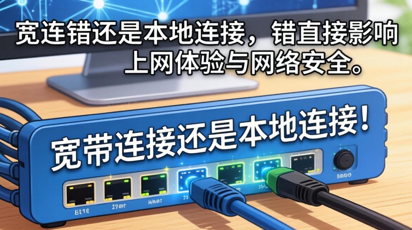 宽带连接还是本地连接