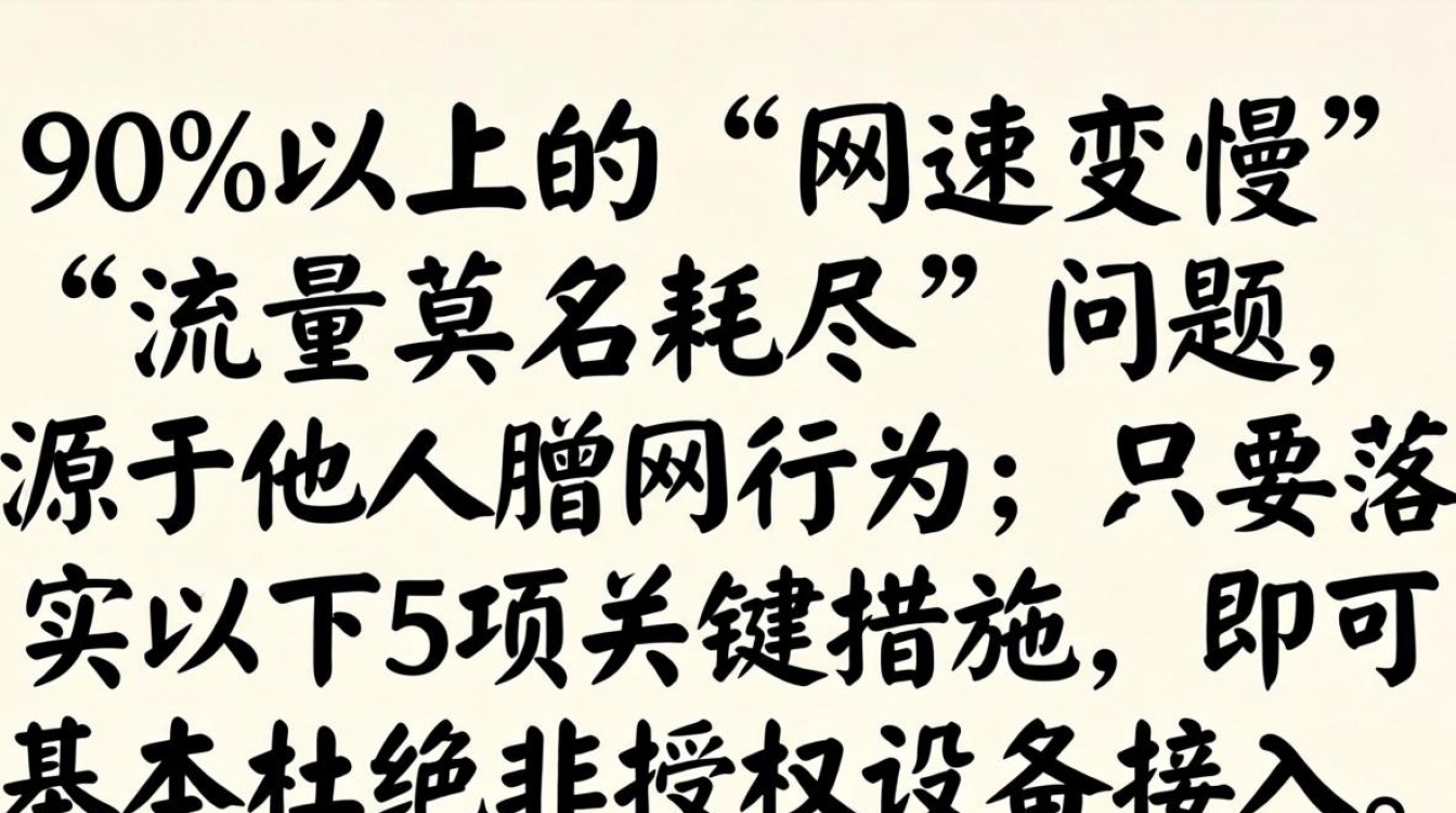 电信宽带防蹭网