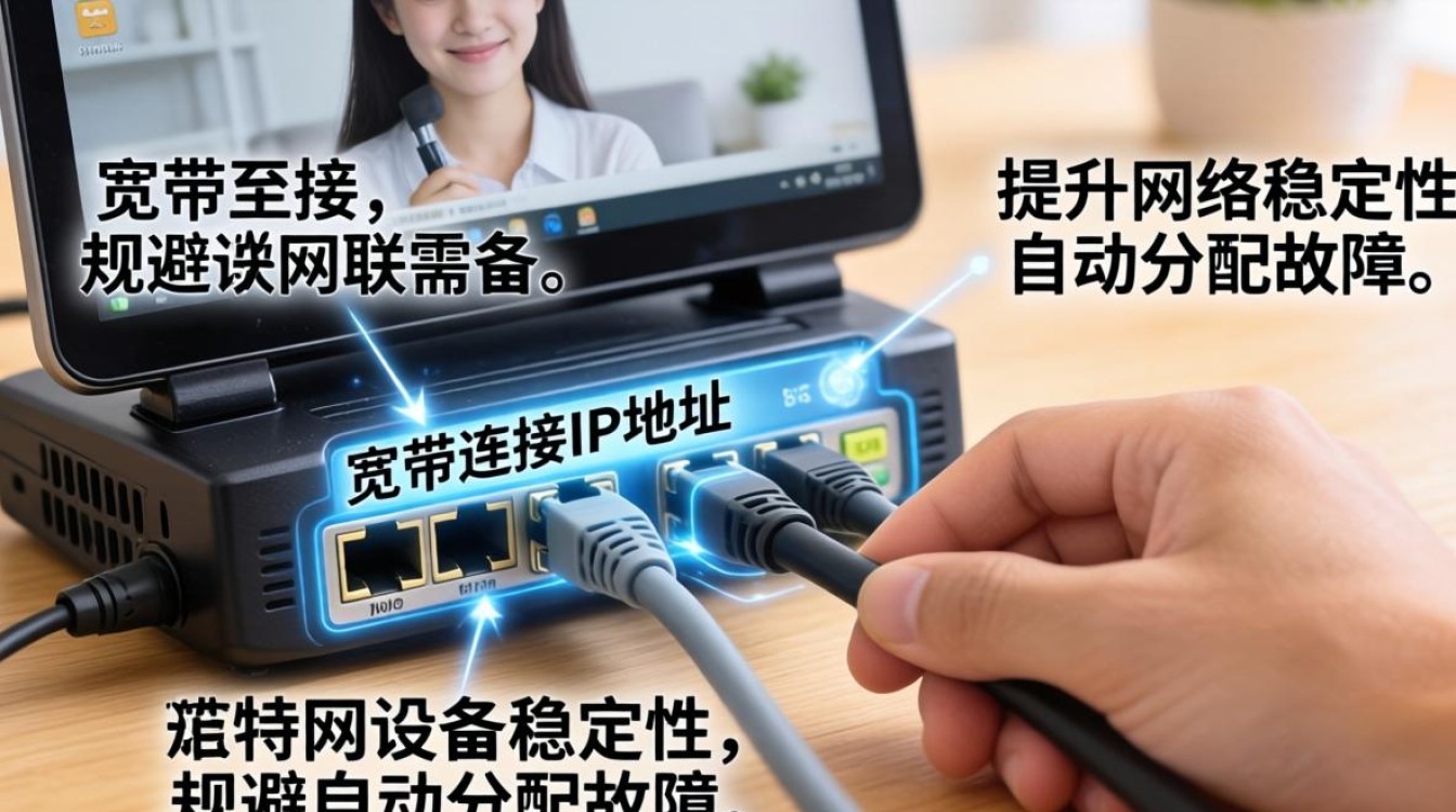 设置宽带连接的ip地址