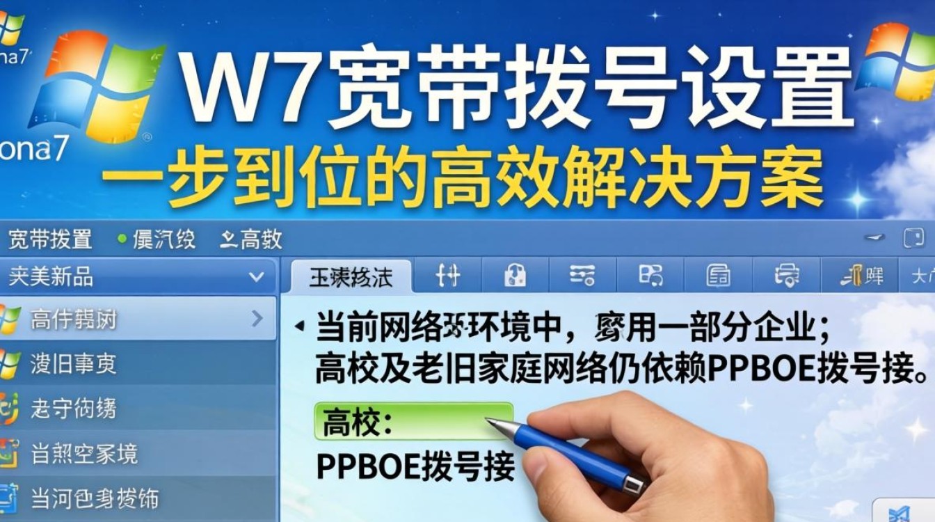 win7宽带拨号设置