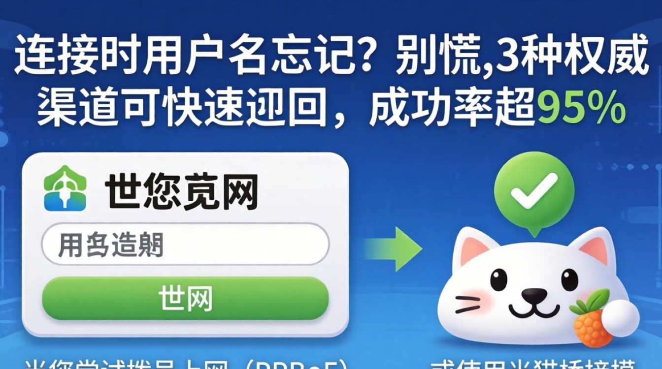 宽带连接 用户名忘记