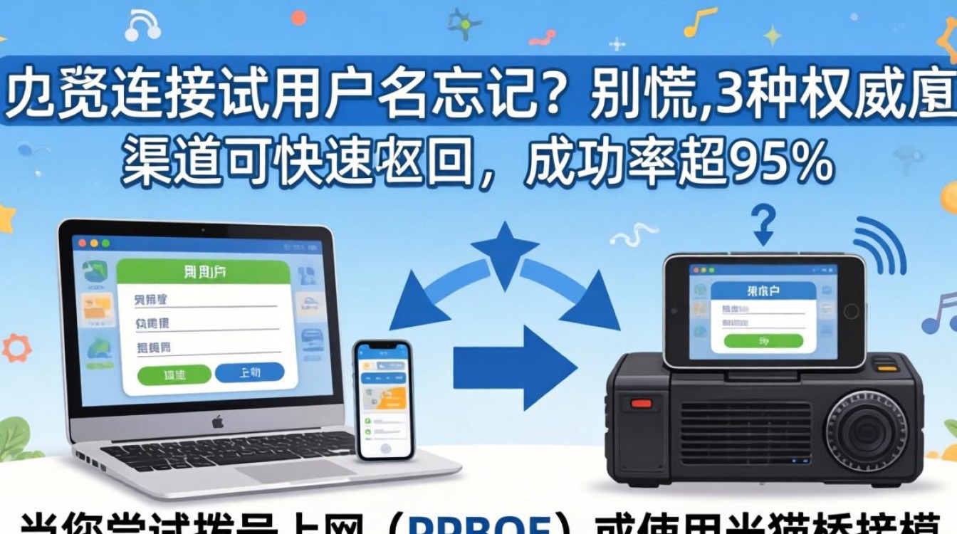 宽带连接 用户名忘记