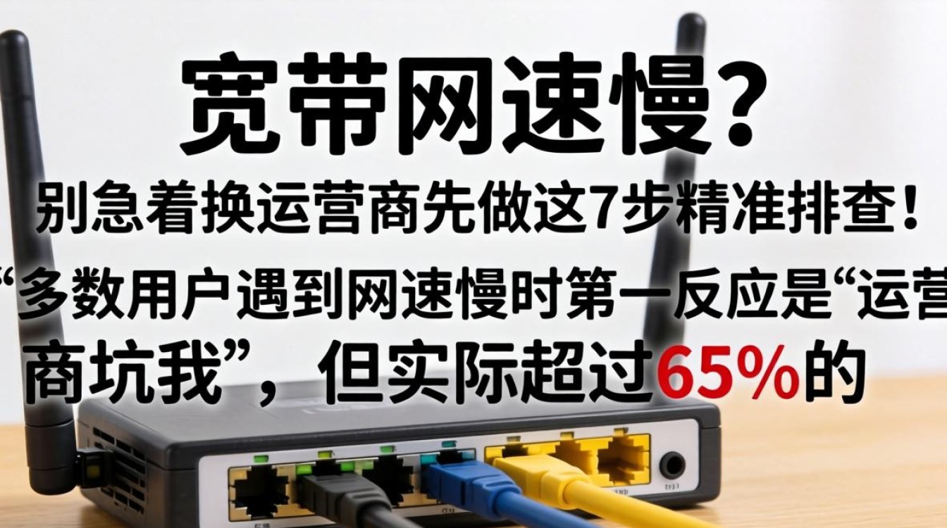 家里宽带网速慢