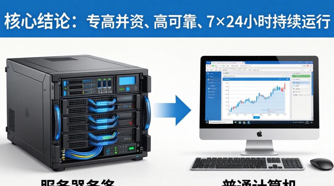 服务器和普通计算机有什么区别