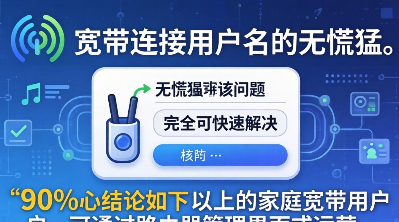 忘记宽带连接用户名