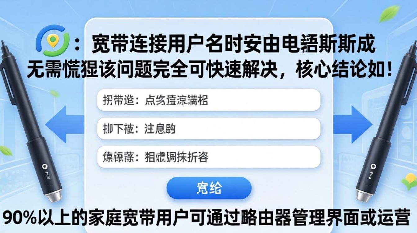 忘记宽带连接用户名