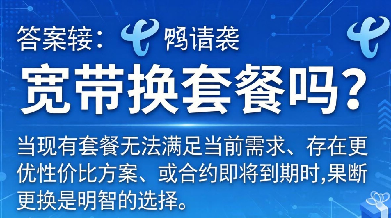 电信宽带换套餐吗